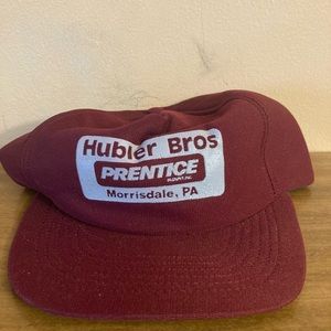 Hubler Bros Vintage Hat Black Has Wear